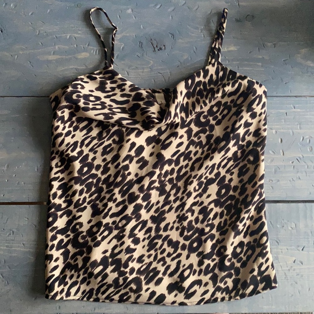 ❤️… Tyche Cami Leopard Top
